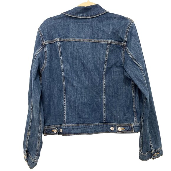 Levis Womens Blue Denim Trucker Jacket Size Large NWT - Picture 4 of 5